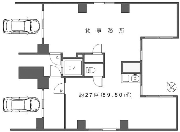 司コーポラスビル101 間取り図