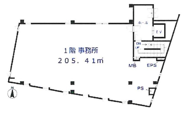 田無丸八ビル1F 間取り図