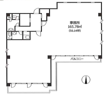 藤和内神田ビル6F 間取り図