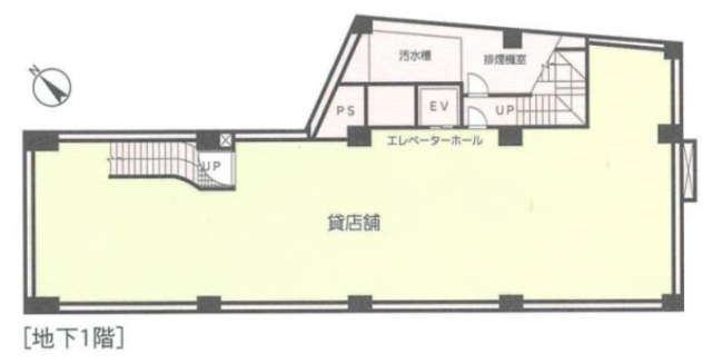 世界堂ビルB1F 間取り図