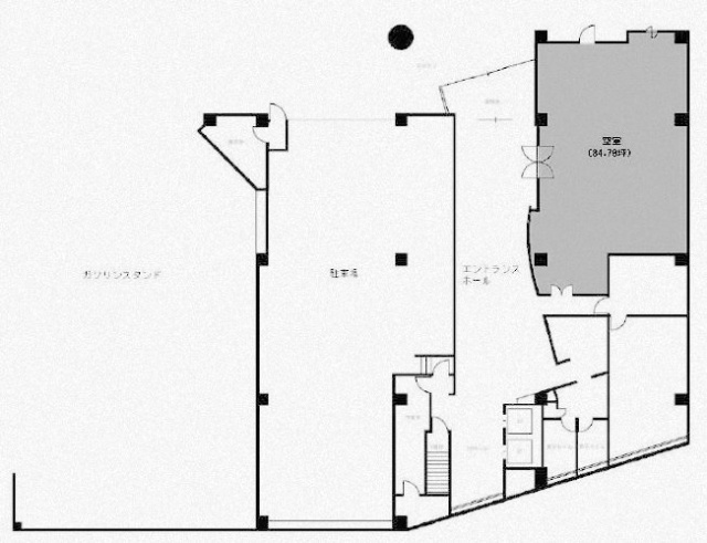 フロンティア代々木1F 間取り図