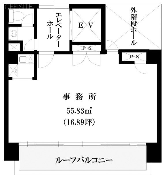 松ビル6F 間取り図