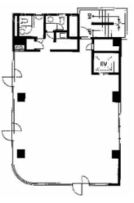 麹町285ビルB1F 間取り図