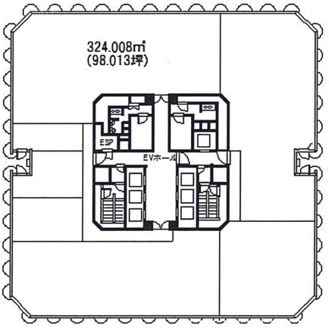 横浜天理ビル16F-7 間取り図