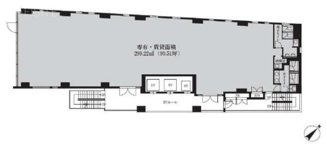 VORT渋谷Ⅱ3F 間取り図