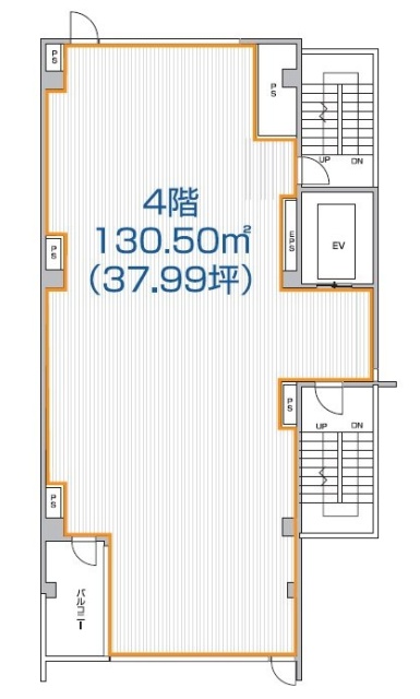 南太田トーセイビル4F 間取り図