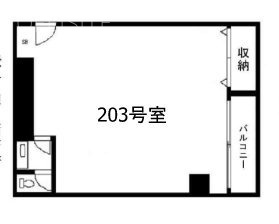 雨宮ビル203 間取り図