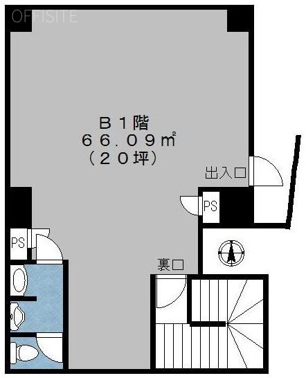 OHD練馬ビルB1F 間取り図