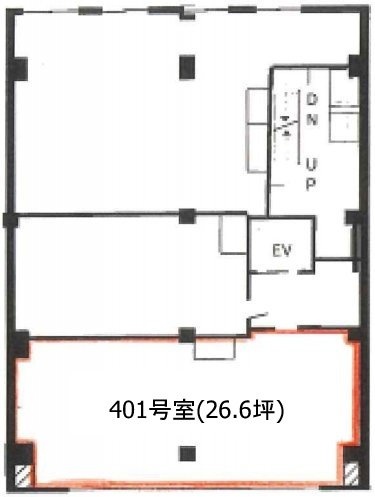 バロックコート大塚401 間取り図