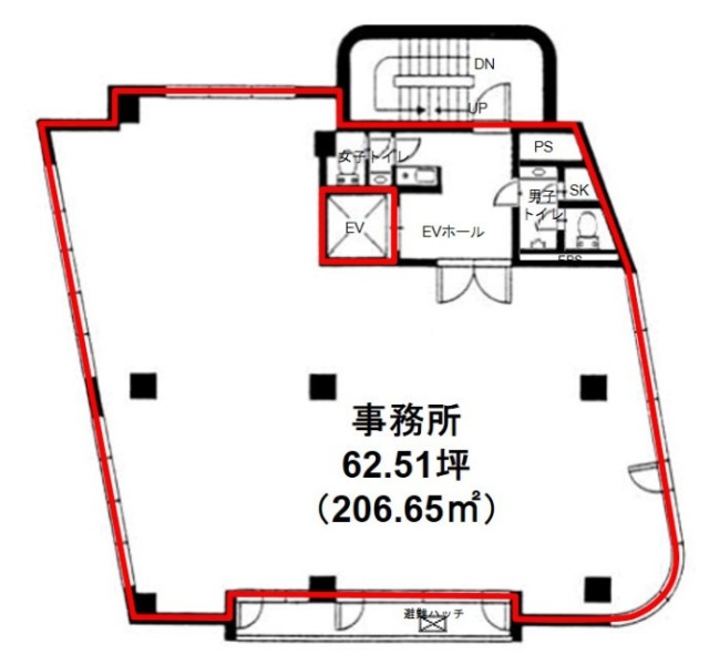 渋谷本町ビル3F 間取り図