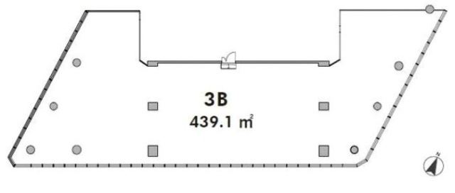 麻布偕成ビルB 間取り図