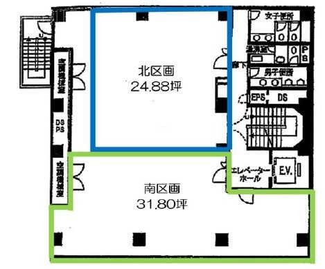 Jプロ千住ビル南 間取り図