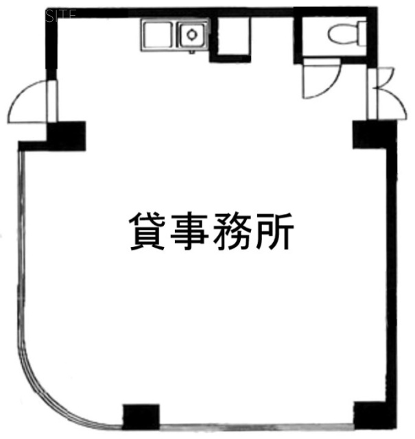 日火江戸川橋ビル第二2F 間取り図