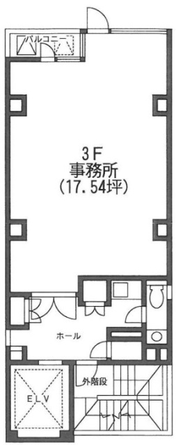 小澤ビル3F 間取り図