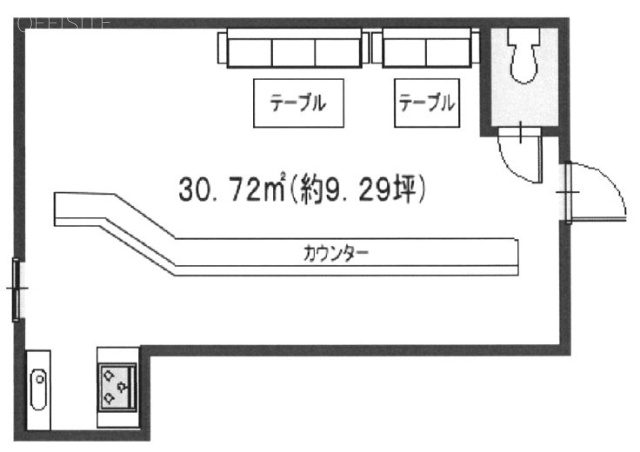 吉田ビルB 間取り図