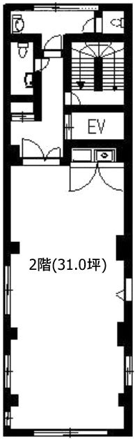 第2森初ビル2F 間取り図