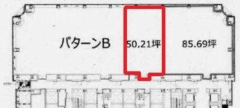 晴海アイランドトリトンスクエアオフィスタワーX棟7F 間取り図