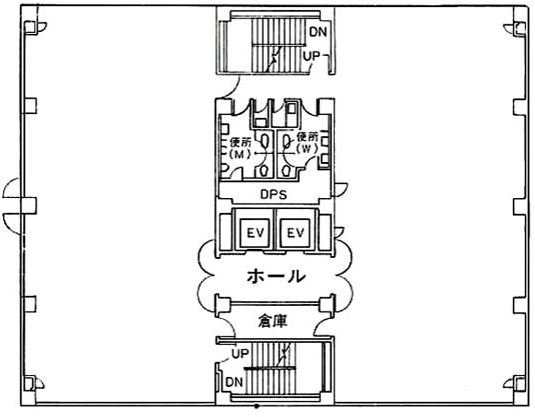 鶴屋町共同(SY)ビル4F 間取り図