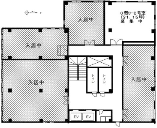 全国旅館会館3-2 間取り図