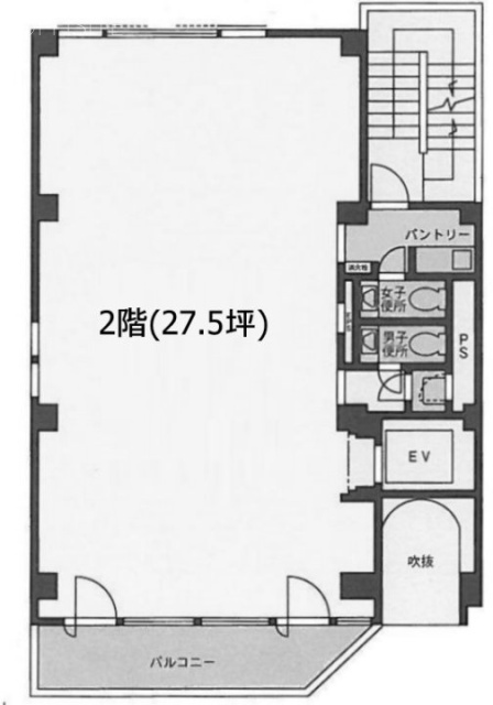SVAX新宿ビルB館2F 間取り図
