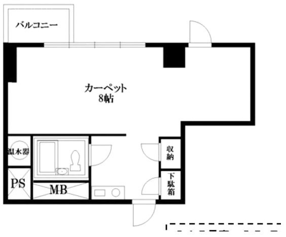 ライオンズプラザ恵比寿315 間取り図