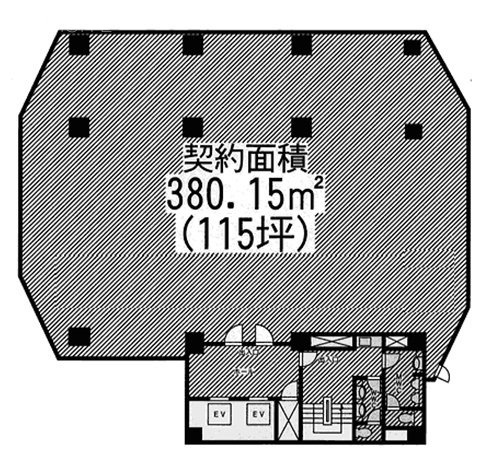 南青山DFビル2F 間取り図