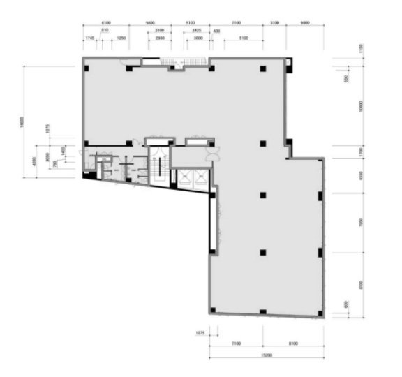 銀座THビル4F 間取り図