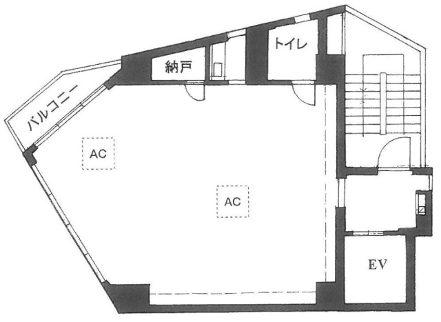 惣秀ビル8F 間取り図