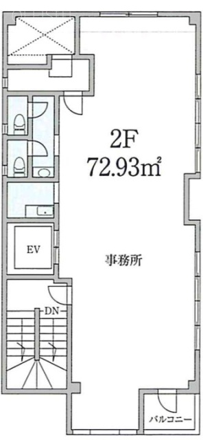 ムサシビル2F 間取り図