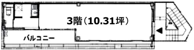 443ビル3F 間取り図