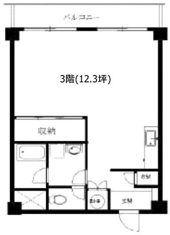 アマデウスハウス306 間取り図