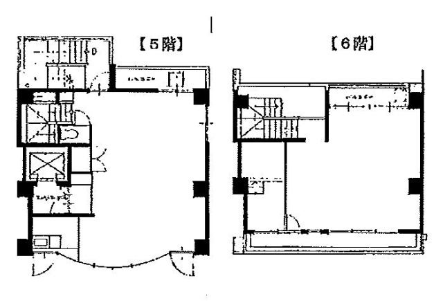 恵比寿ACTビル5F～6F 間取り図