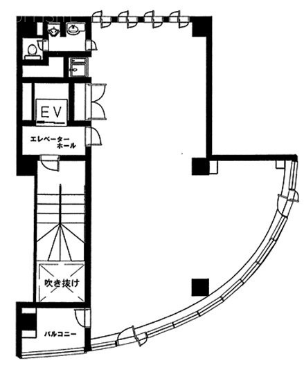 エック三田ビル6F 間取り図