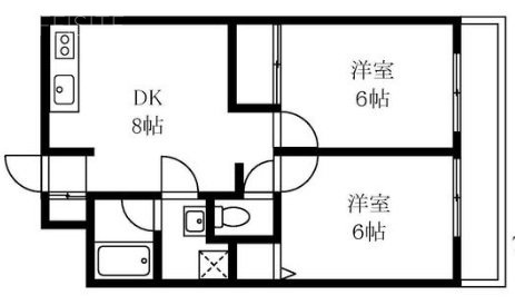 ジャコワ東日本橋マンション702 間取り図