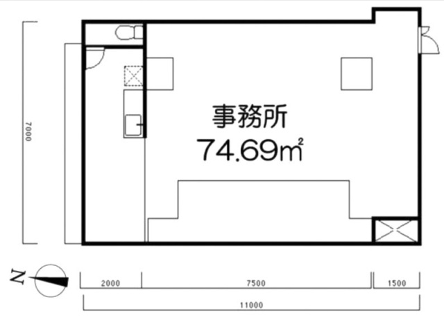 エスティメゾン板橋C6202 間取り図