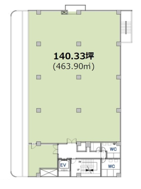 イマス西新宿第2ビル3F 間取り図
