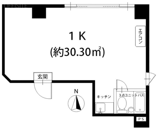 メゾンHAYASHI205 間取り図