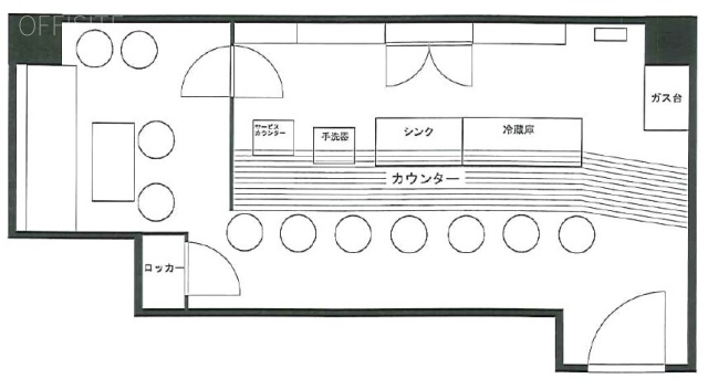 弥生ビル501 間取り図