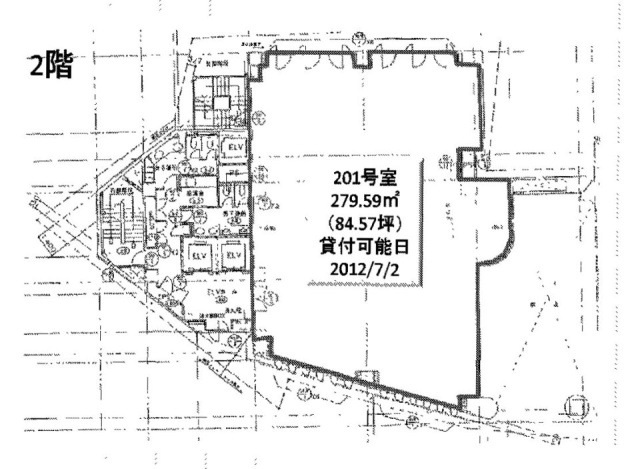 大井朝陽ビル202 間取り図