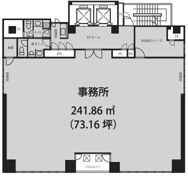 アスク銀座ビル3F 間取り図