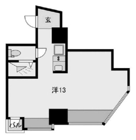 乃木坂リリエンハイム809 間取り図