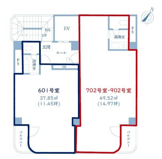 シャルム・イシクラ902 間取り図
