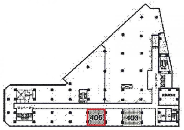 新橋駅前ビル1号館405 間取り図