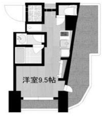 D1 UDAGAWAビル403 間取り図