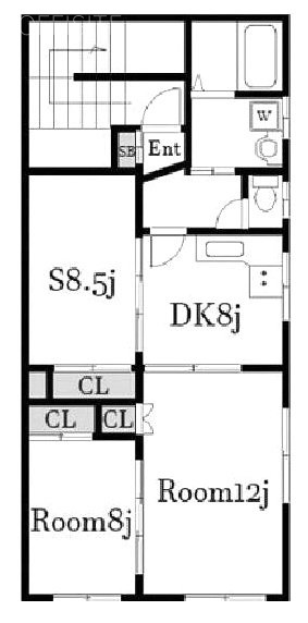 齋藤ビル2F 間取り図