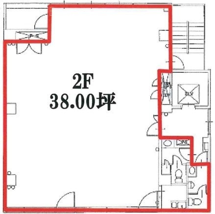 日本橋岡野ビル2F 間取り図