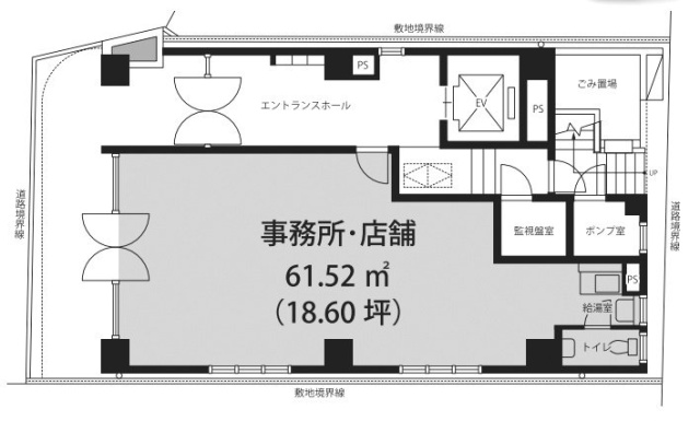 南青山渡辺ビル1F 間取り図