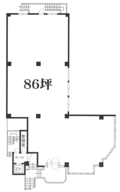 サンヒル新町2F 間取り図