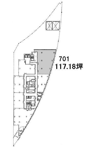 クロスゲート7F 間取り図