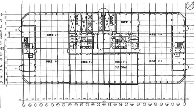 新宿アイランドタワー3-B 間取り図